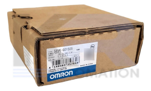New Omron S8vk-g01505 Power Supply 100-240vac 5vdc 3a Ssn