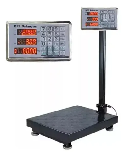 Balança Comercial Digital de Plataforma 200 kg com Display LED