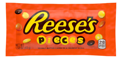 Reese's Pieces Luneta Mantequilla De Maní 43g (15 Piezas)