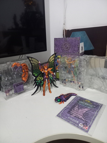 Cloth Myth Myu De Papillon Bandai Completo, Sem Avarias.