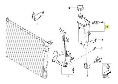 Imagen 5 de 6 de Deposito De Anticongelante Bmw 323i Se 2000 &