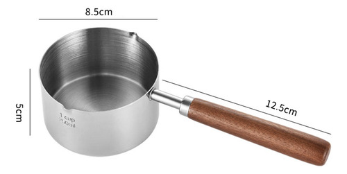 2 Mini Caçarola De Aço Inoxidável Sem Suporte Sem Suporte
