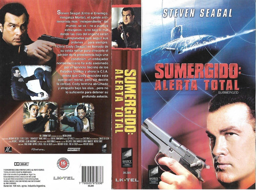 Sumergido Alerta Total Vhs Steven Seagal Vinnie Jones Submer