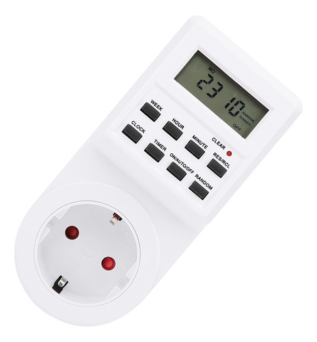 Plugue Controle De Tempo Elétrico; No Soquete Do Temporizad