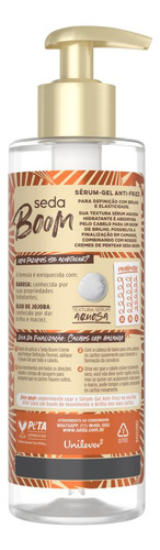 Kit Seda Boom Shampoo 250ml + Cond 250ml + Creme 1kg + Sérum
