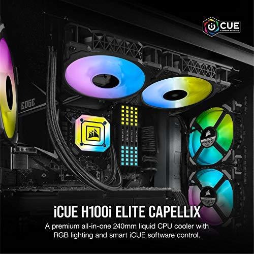 Icue Rgb Mid Tower Atx Pc Case Black Hi Elite Capellix