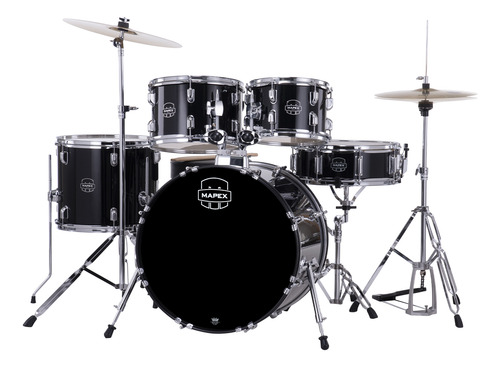 Batería De 5 Pzs Serie Comet Color Dark Black Cm5044ftc-dk-s Color Dark Black