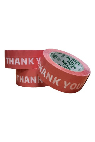 Cinta Embalaje Thank You 100mtrs 4,5cm - 5 Unidades