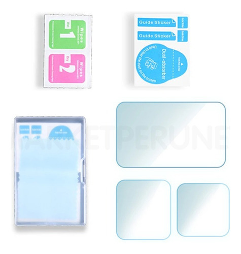 Kit X 3 Vidrio Templado Protector Para Gopro Hero 10