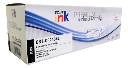 Toner Alternativo Compatible Cf248xl Laserjet M15w Mfp M28w Tinta Black
