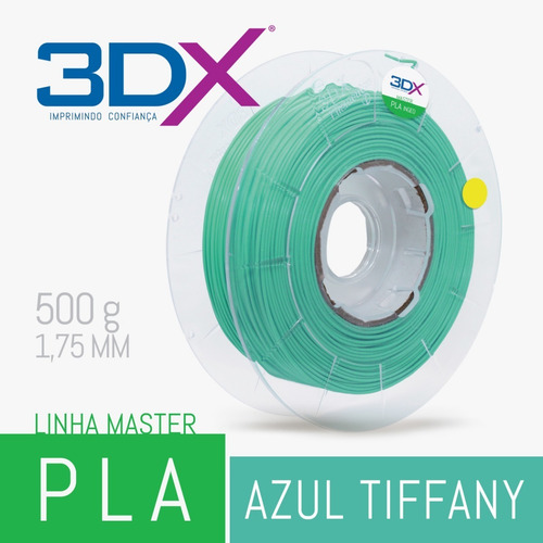 Filamento Pla 1,75 Mm | 500g | Azul Tifany