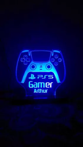 Luminária de Led - Controle PS5 - Acrílico Store