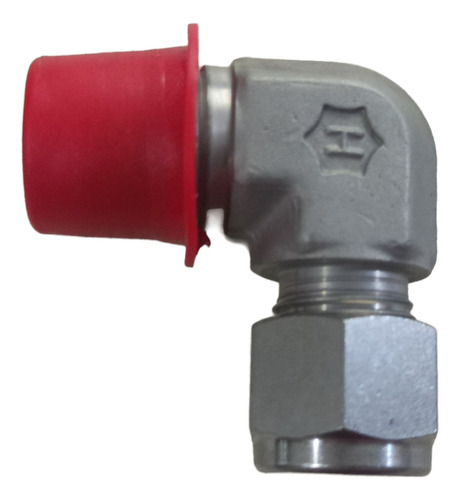 Conector Codo Macho 3/8 Od X 3/8 Npt Manguera Ac/inox