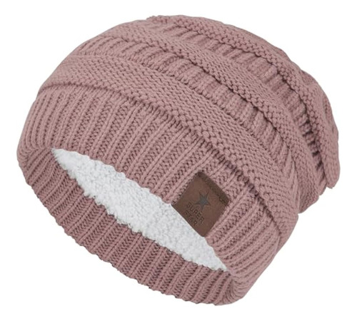 Durio Gorro Tejido Tipo Beanie, Con Forro Polar