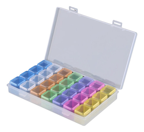 3 Contenedor Organizador De 2x28 Compartimentos, 3 Piezas