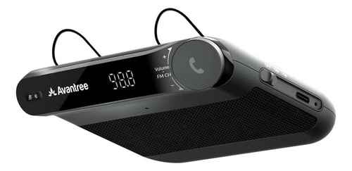 Altavoz Bluetooth 2 En 1 Para Auto Con Fm Y Manos Libres 6 W