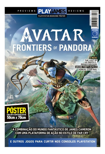Superpôster Playgames - Avatar: Frontiers Of Pandora, De Editora Europa. Editorial Europa, Capa Mole, Edição 2024-02-29 00:00:00 Em Português