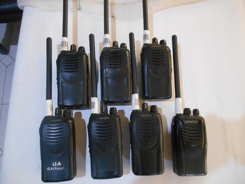 7 Radios Kenwood Uhf Tk-2360,,baratos!!! Negro Vhf (Usado)