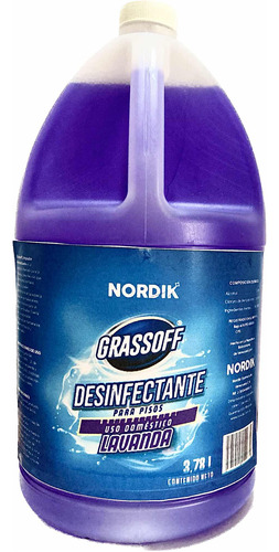 Grassoff - Desinfectante Lavanda 3,785 L X 4