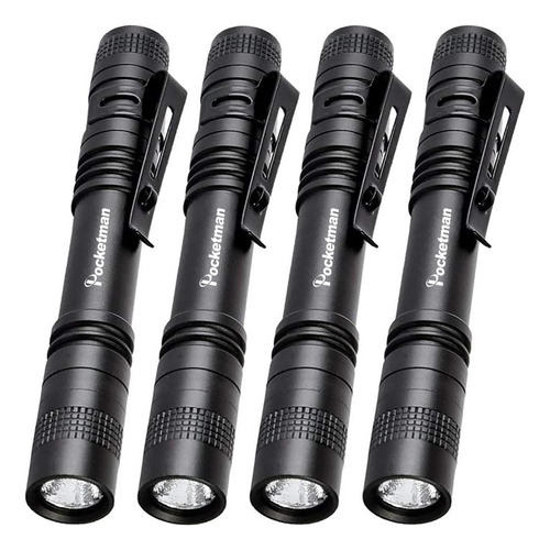Linterna Pocketman, 4 Unidades, Linterna Led De 1000 Lúmenes