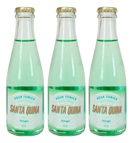 Agua Tónica Santa Quina Pepino 200ml X3 Fullescabio Oferta