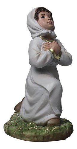 Imagem Três 3 Pastorinhos De Fátima Resina 12 Cm
