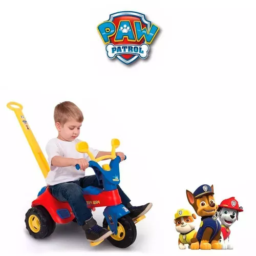 Triciclo Motoca Infantil Patrulha Canina Menino - Cotiplás