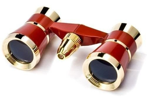 Binóculo Retrô Barska Blueline Zoom 3x - Vermelho + Nf