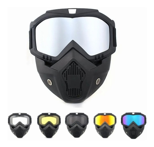 Máscara Goggles Para Motocross Gafas Anti Uv Juego Gotcha