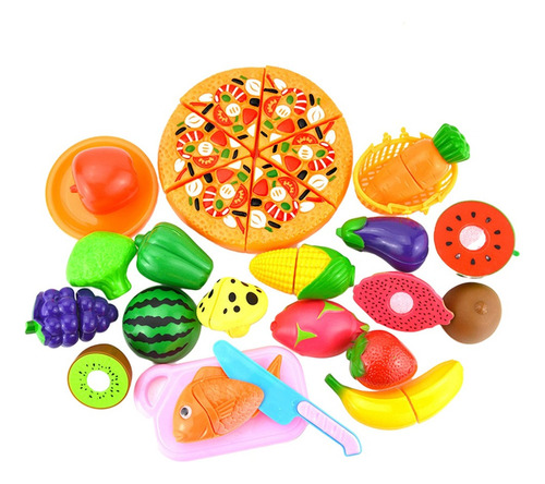 Comida Cocina Juguetes Familia Playset Niñas 24 Piezas