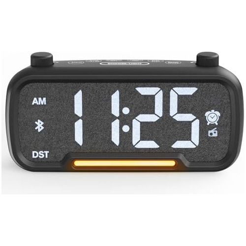 Reloj Despertador Radio Fm Y  , Reloj Digital Luz Noctu...