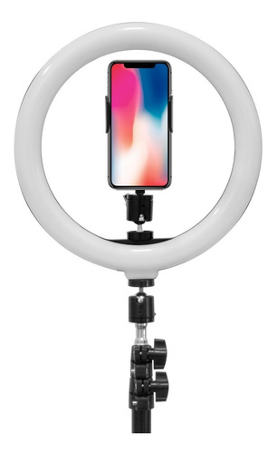 Suporte Celular C/ Iluminador Ring Light Tripé 2mts Spectrum