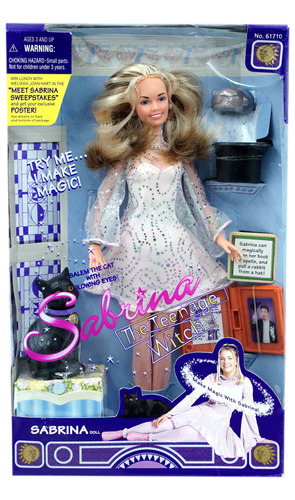 Kenner Sabrina La Bruja Adolescente & Salem El Gato 1997