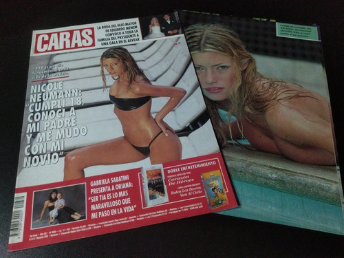 Nicole Neumann * Tapa Y Nota Revista Caras 880 * 1998 (Usado)