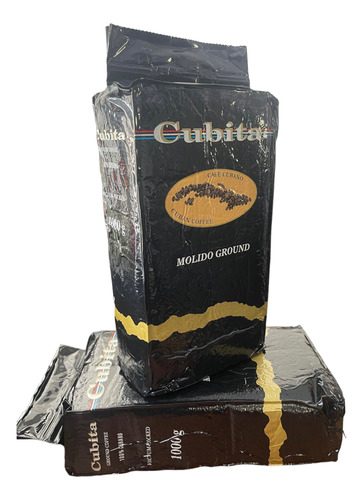 Café Cubano Cubita Molido 1kg. Café Expreso. Árabico. 