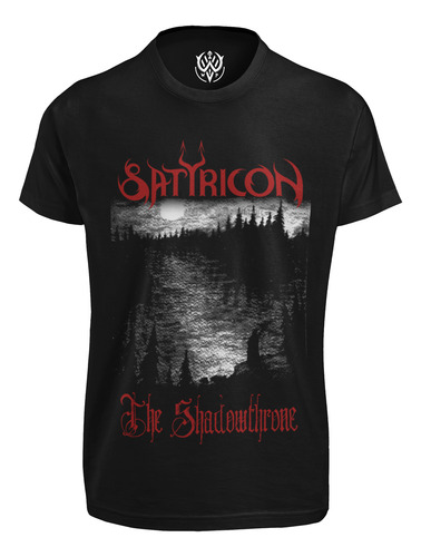 Playera Wear Print Black Metal Satyricon The Shadowthrone