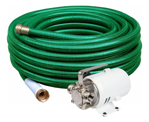 Bomba Utilitaria De Laton Chapado 360 Gph Color Blanco