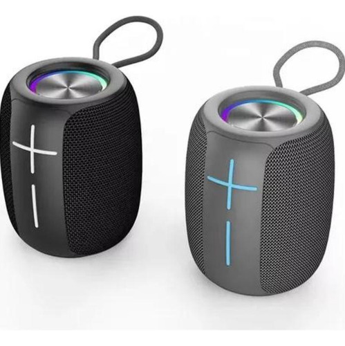 Mini Caixa De Som Resistente Á Água Com Luz Rgb 8w A'gold