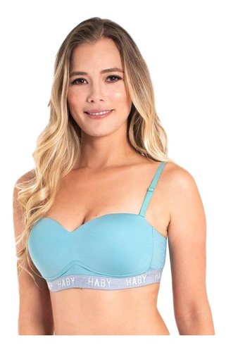 Bra Strapless Sin Varilla Realce Natural Haby 11964 Colombia