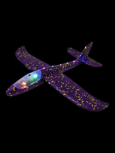 Avion Plaenador Con Luz Led Super Resistente