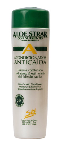 Acondicionador Anticaída Aloe Strak De Slik