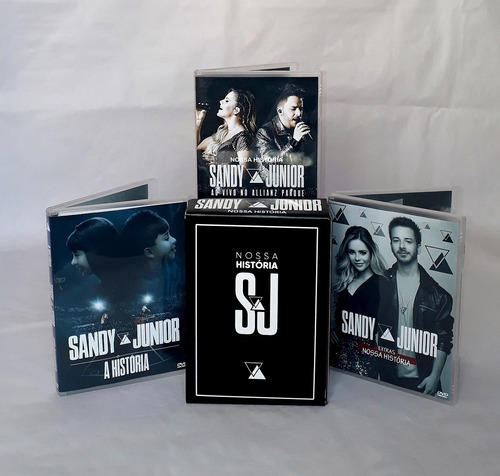 Imagem 5 de 7 de Dvd Sandy E Junior - Box Nossa História Deluxe Frete Grátis