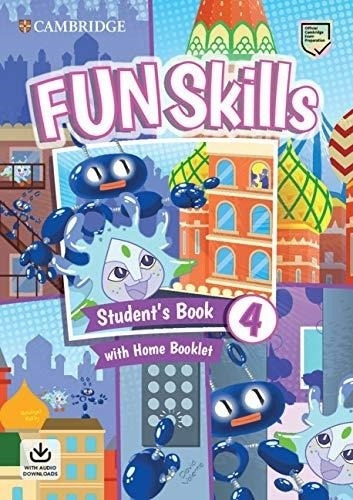 Fun Skills 4  -   St S W Booklet And Downloadable Audio--cam