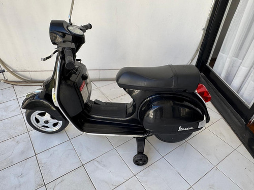 Para Niños Moto A Batería Vespa 150 Cm-shh4003-3 No Envio !! Negro (Usado)