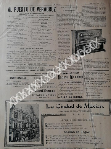 Cartel De Fabrica De Muebles Muebles Jorge Unna 1895 Y Mas P