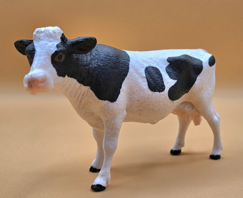 Figura Vaca Frison 10juguete Plástico Regalo Colección Niño