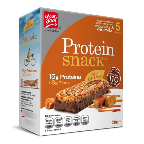 Protein Snack Rich Caramel (5 Barras)