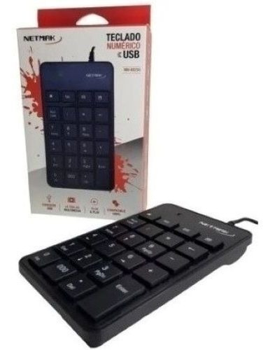 Imagen 1 de 1 de Teclado Numerico Usb Netmak Nm-kb250 Pc Notebook Usb