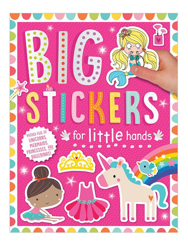 Libro De Actividades Big Stickers For Little Hand Pink