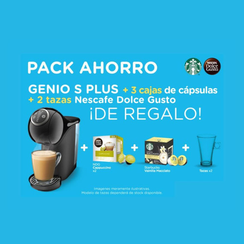 Cafetera Automática Genio S Plus + 3 Café + 2 Tazas Ub